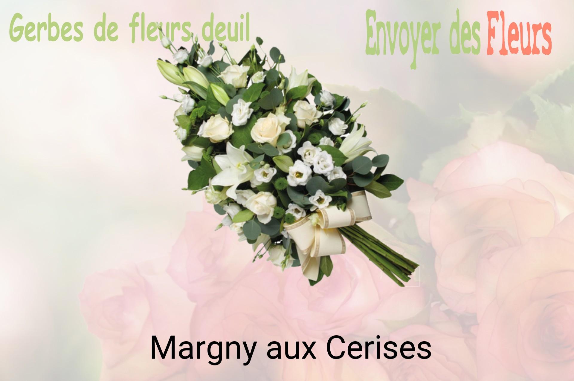 Gerbe de fleurs de deuil livrée à Margny-aux-Cerises